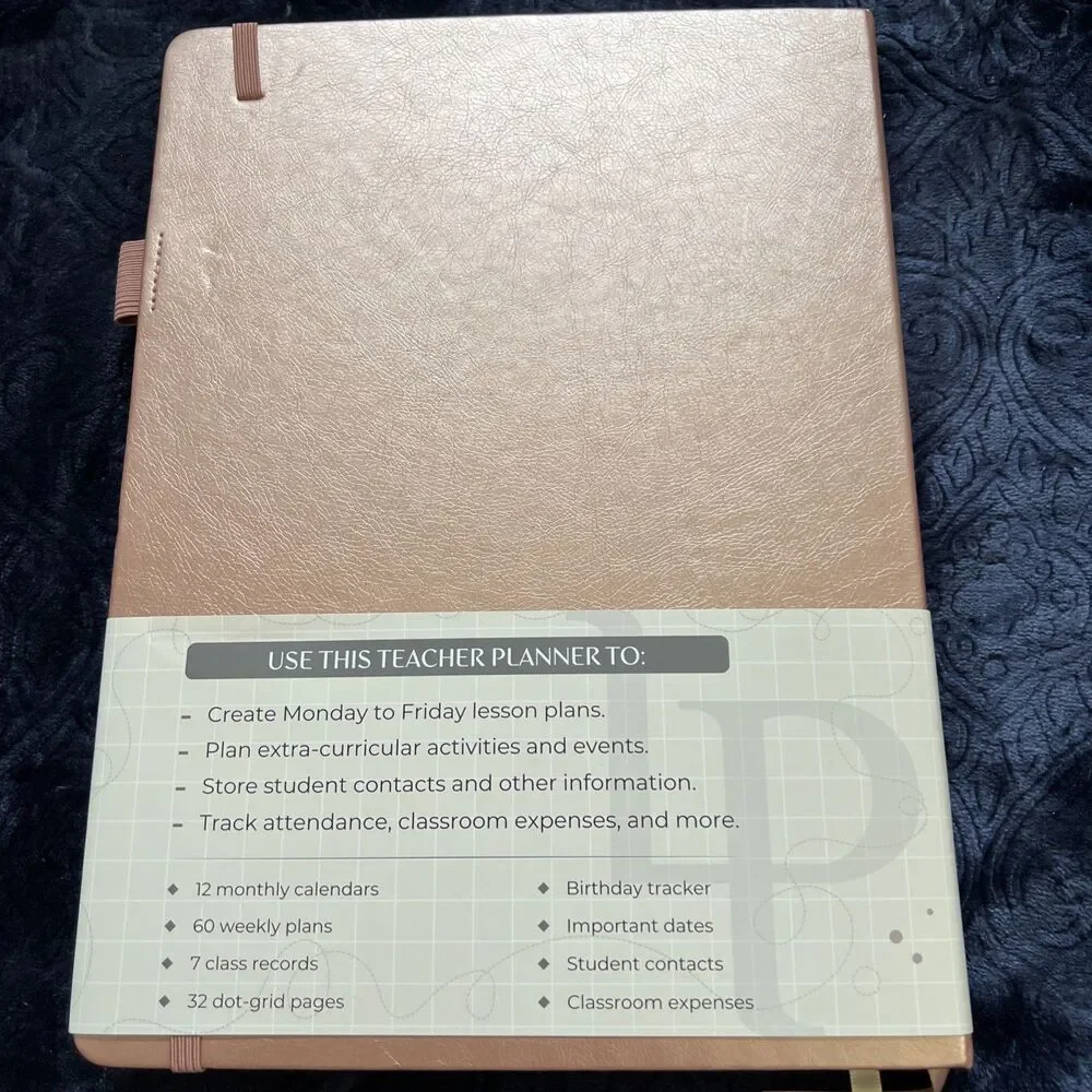Legend Planner Undated 1 Year Weekly Monthly Planner Pink 7 Period Layout READ